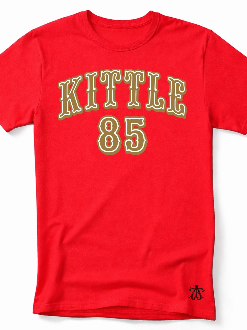 GEORGE KITTLE 85, San Francisco 49ers themed T-Shirt - Adult & Kids sizes